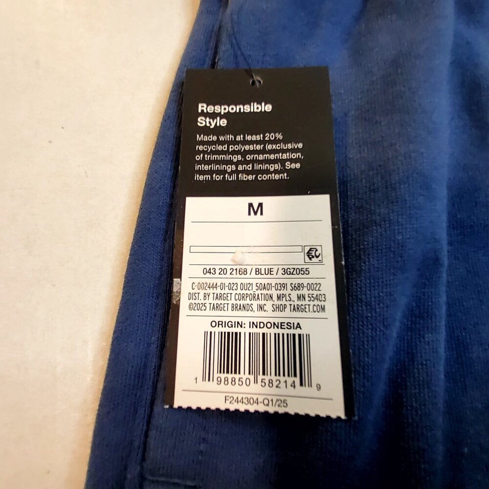 Original Use Blue Sustainable Knit Shorts With Recycled Materials  Size   M - Picture 6 of 10